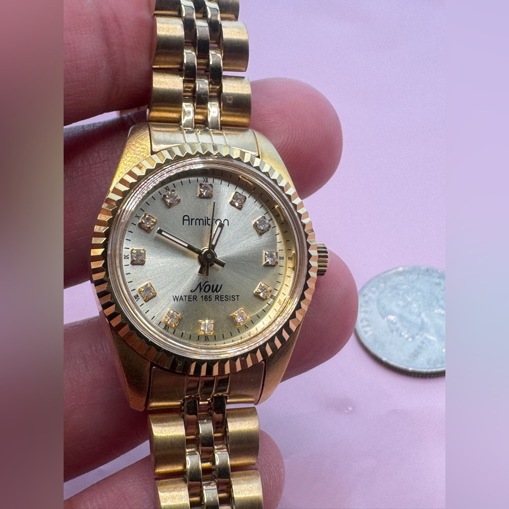 Ladies Watch 
Armitron Brand 
Extra Small Watch for Ladies or Teen.